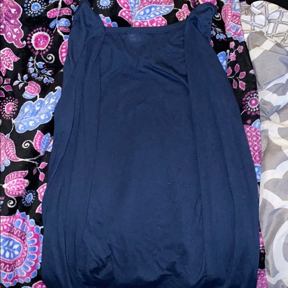 navy blue pajama shirt - Picture 4 of 4